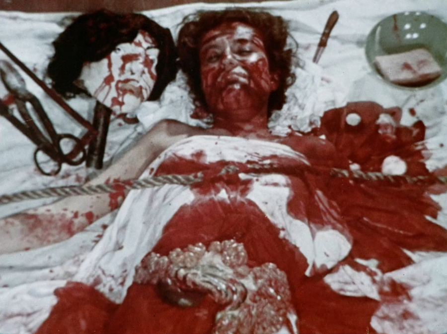 A scene from the movie Last House on Dead End Street