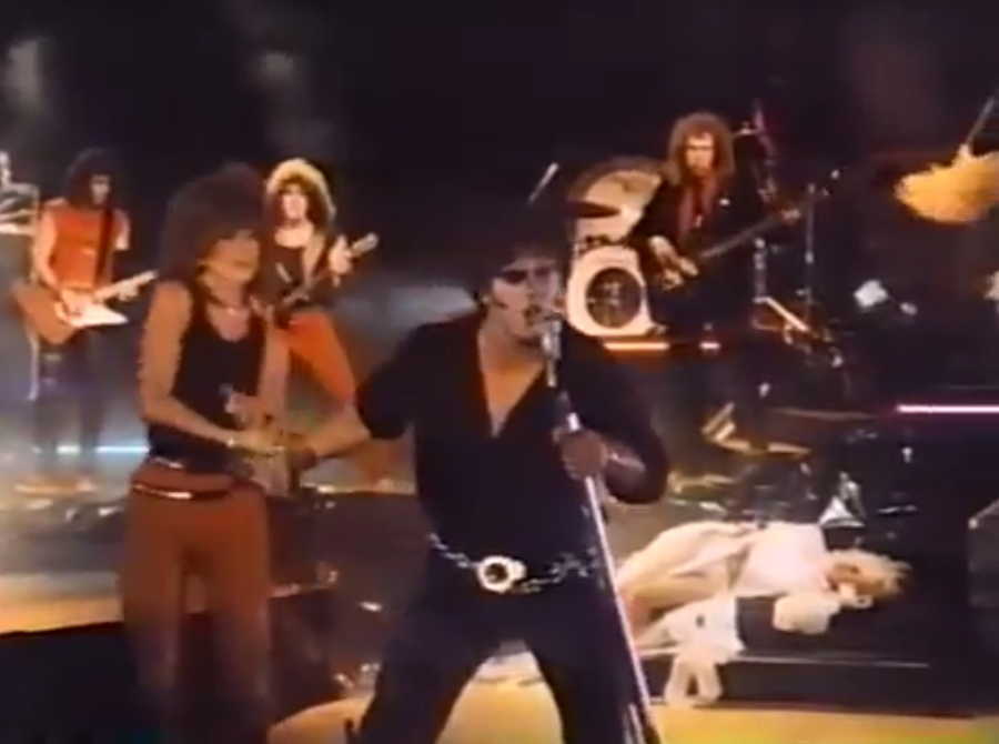 A scene from the movie Rocktober Blood