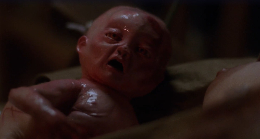 A scene from the movie The Unborn