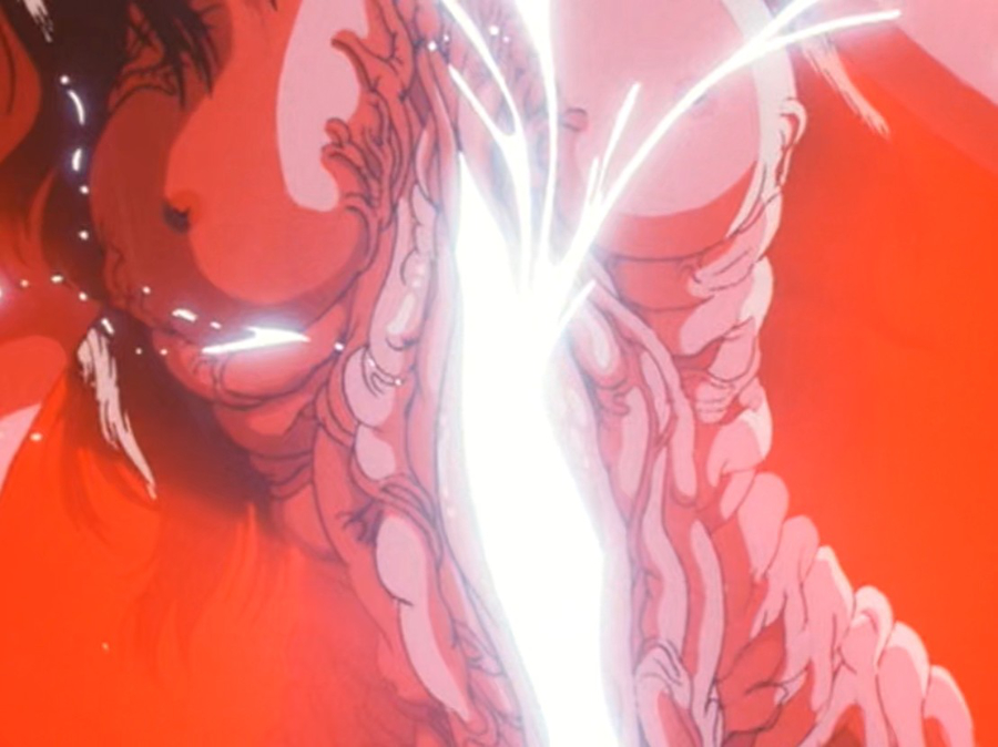 A scene from the movie Wicked City